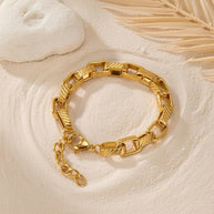 Aster ~ Gold chunky bracelet image 3