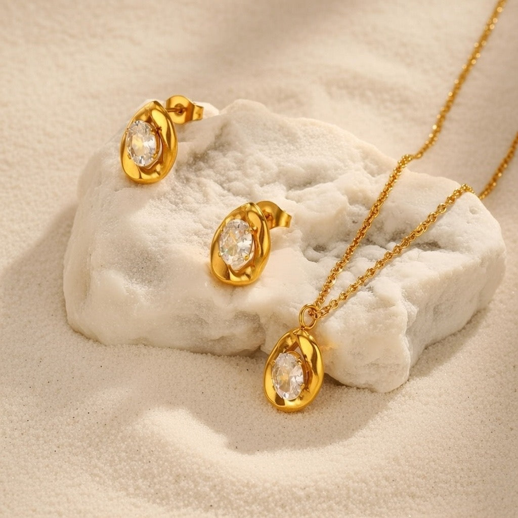 Olivia ~ CZ Pendant necklace image 6