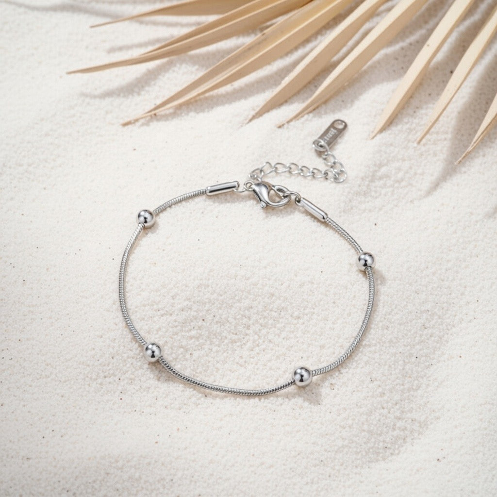 Lara ~ Silverball bracelet image 4