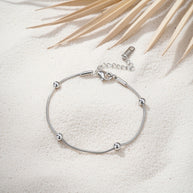 Lara ~ Silverball bracelet image 4
