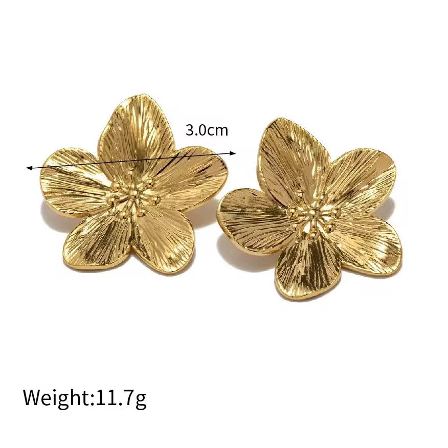 Ellie ~ Island flower earrings image 4