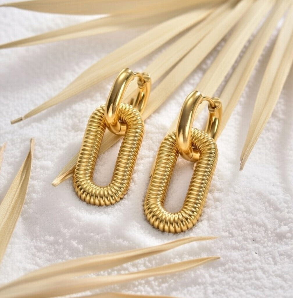 Sienna ~ Double hoop earrings image 2