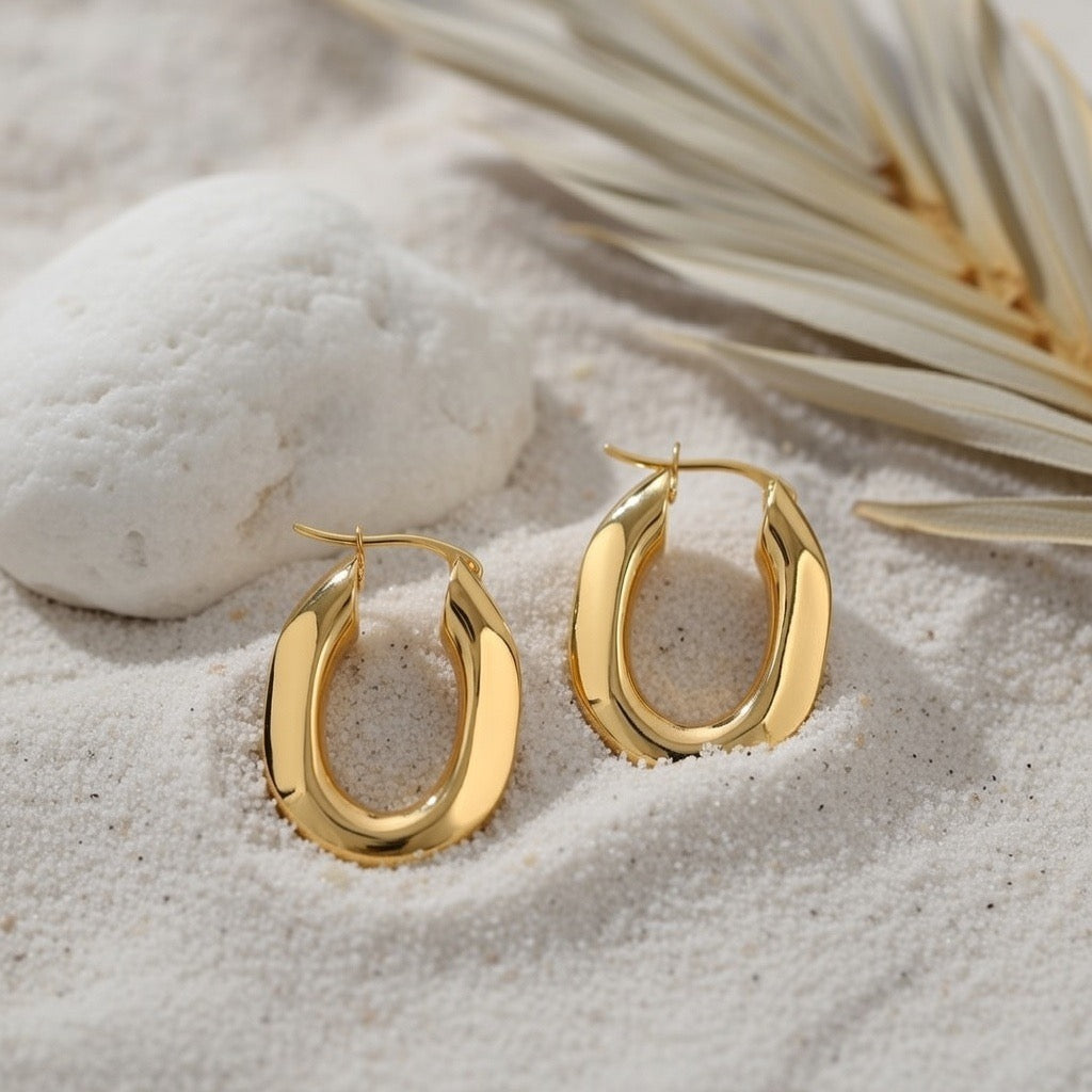 Frankie ~  Oval hoops image 4
