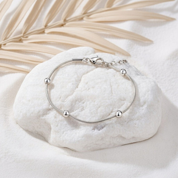 Lara ~ Silverball bracelet image 1