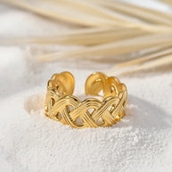 Scarlett ~ Braided ring image 1