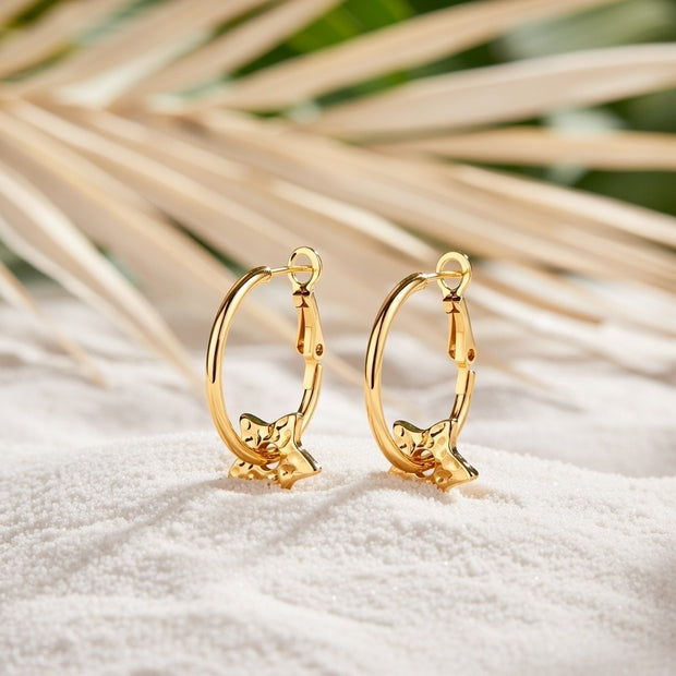 Lori ~ Star hoops image 1