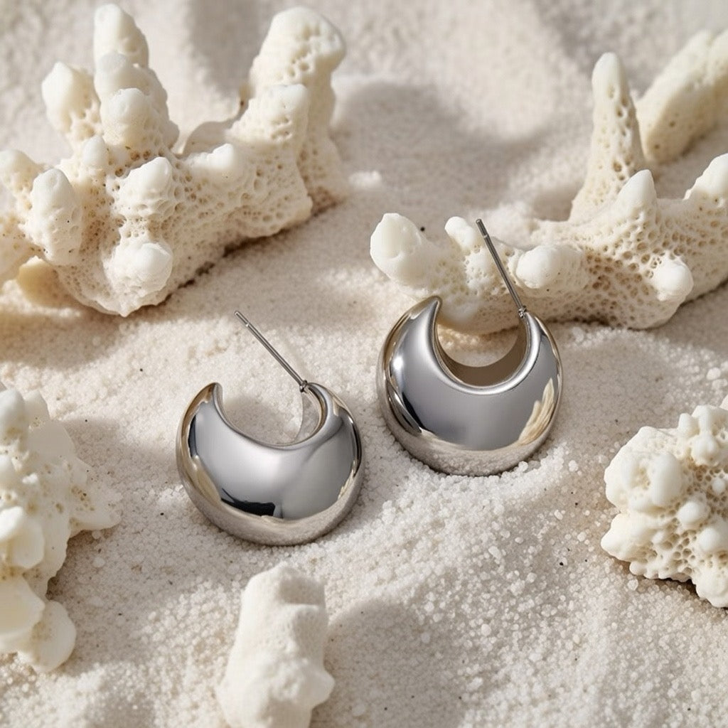 Inez ~ Silver Earrings image 1
