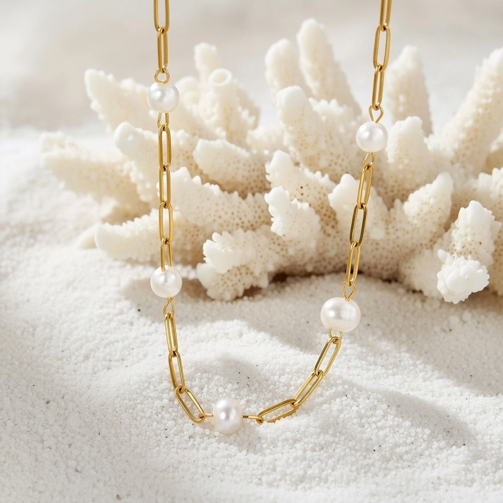 Valli ~ Freshwater pearl necklace image 3