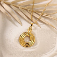 Sadie ~ circle necklace image 4
