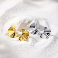 Amora ~ Gold bold earrings image 8