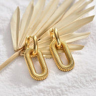 Sienna ~ Double hoop earrings image 5