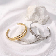 Aspen ~ Gold double bangle image 5