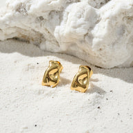 Brielle ~ Gold dainty earrings image 3