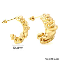 Larni ~ Textured hoops image 5