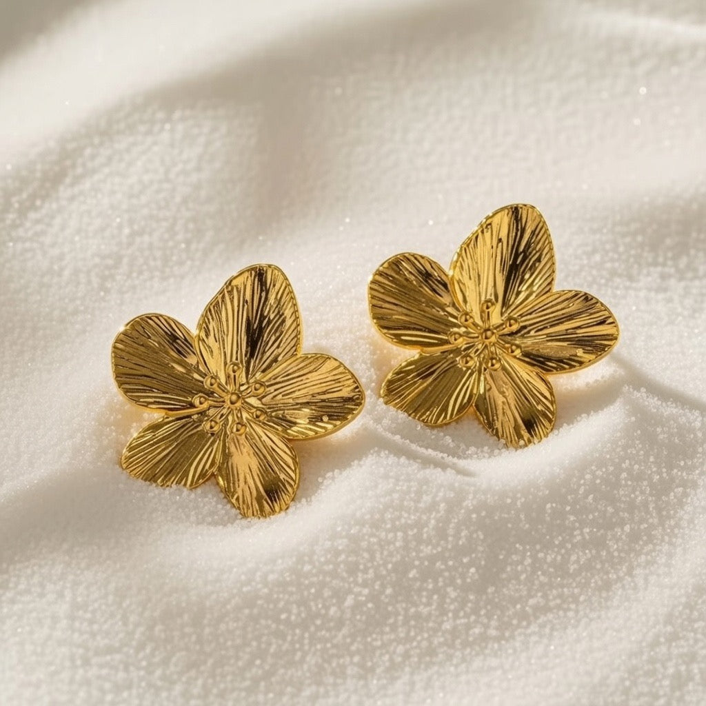 Ellie ~ Island flower earrings image 5