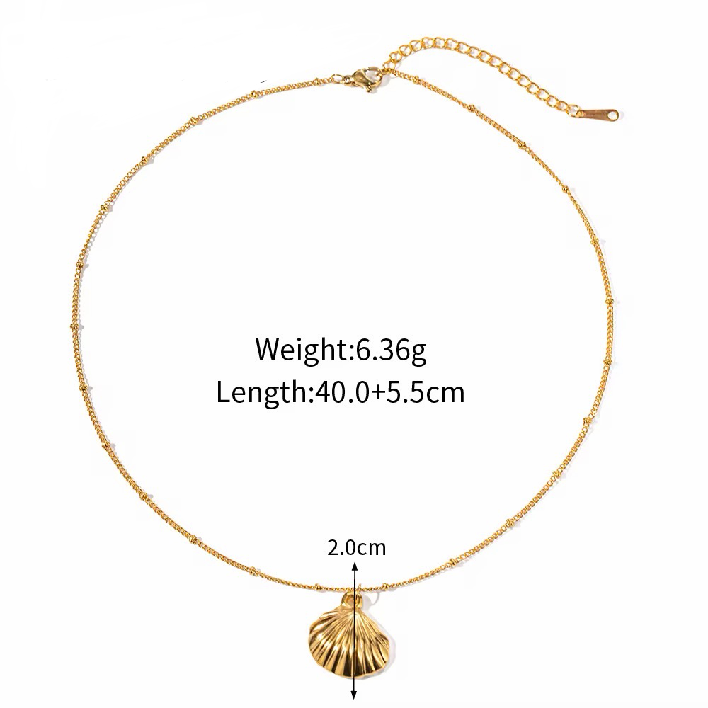 Lucia ~ Large shell necklace image 5