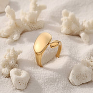 Dotti ~ Gold Abstract ring image 3
