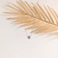 Henrietta ~ Silver CZ stone necklace image 0