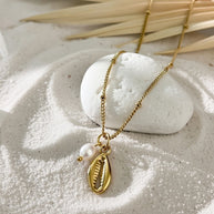 Audrey ~ Freshwater Pearl ocean necklace image 2