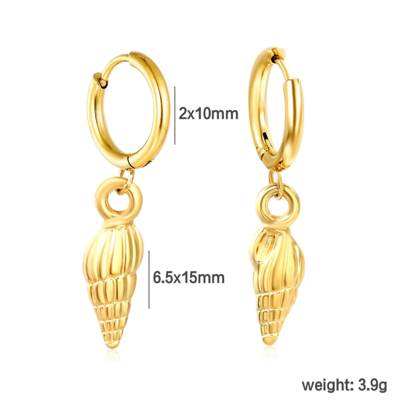 Sandy ~ huggie earrings image 4