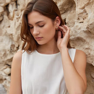 Haven ~ Gold Statement hoops image 0
