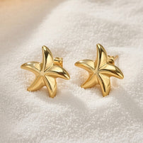 Lottie ~ small starfish earrings image 1