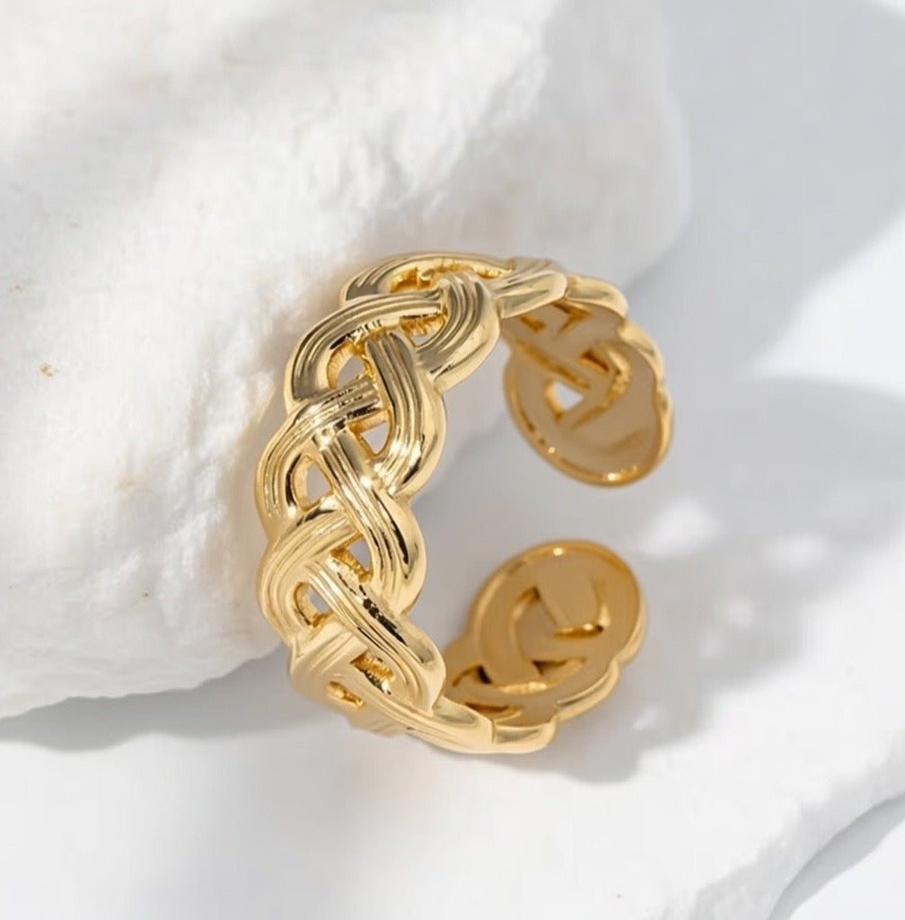 Scarlett ~ Braided ring image 2
