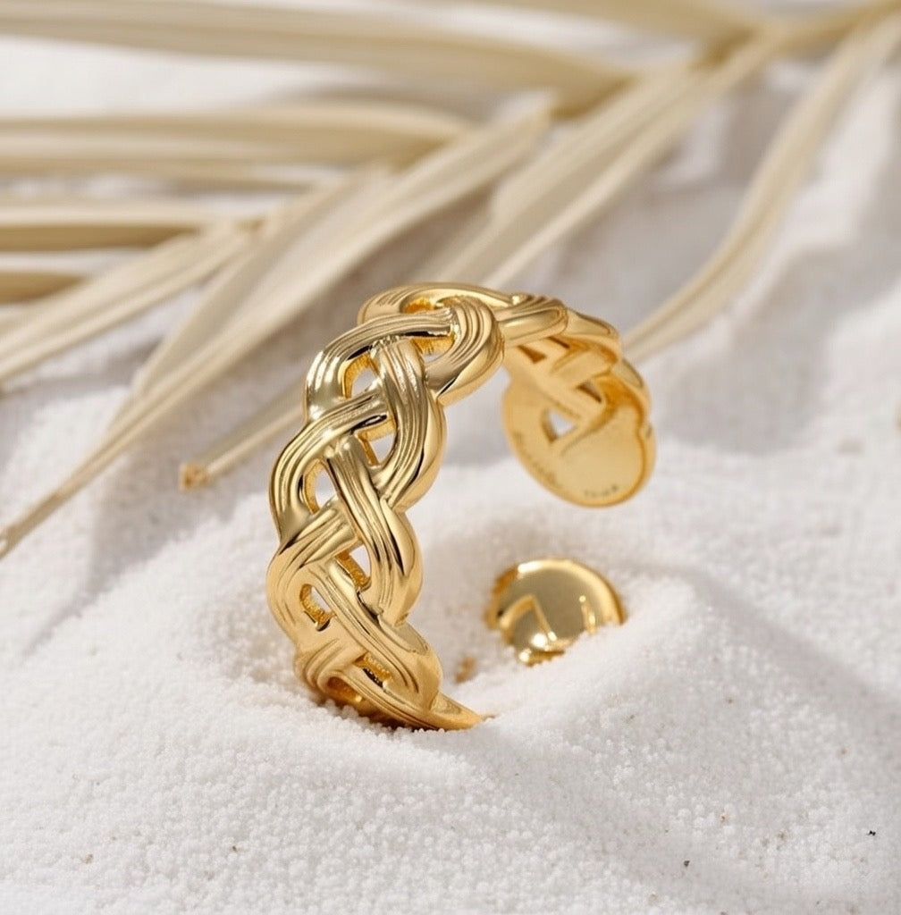 Scarlett ~ Braided ring image 6
