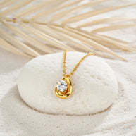 Olivia ~ CZ Pendant necklace image 3