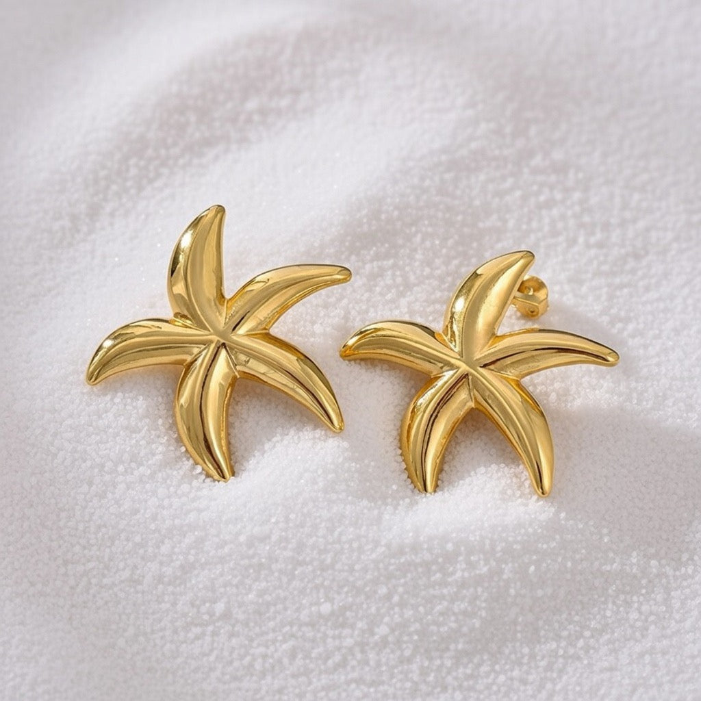 Lola ~ Large Starfish earrings image 1