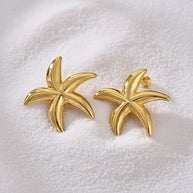 Lola ~ Large Starfish earrings image 1