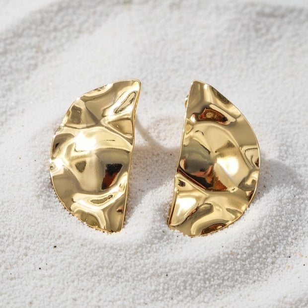 Erin ~ Statement hammered earrings image 5