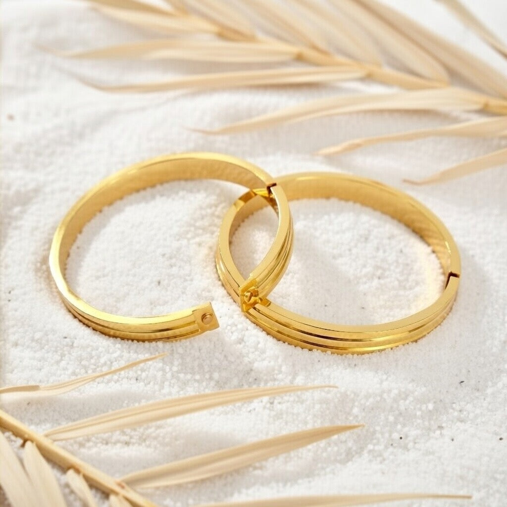 Maya ~ Gold CZ bangle image 3
