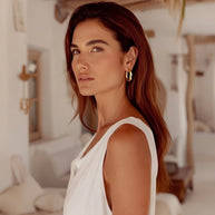 Izzy ~ Modern hoop Earrings image 0