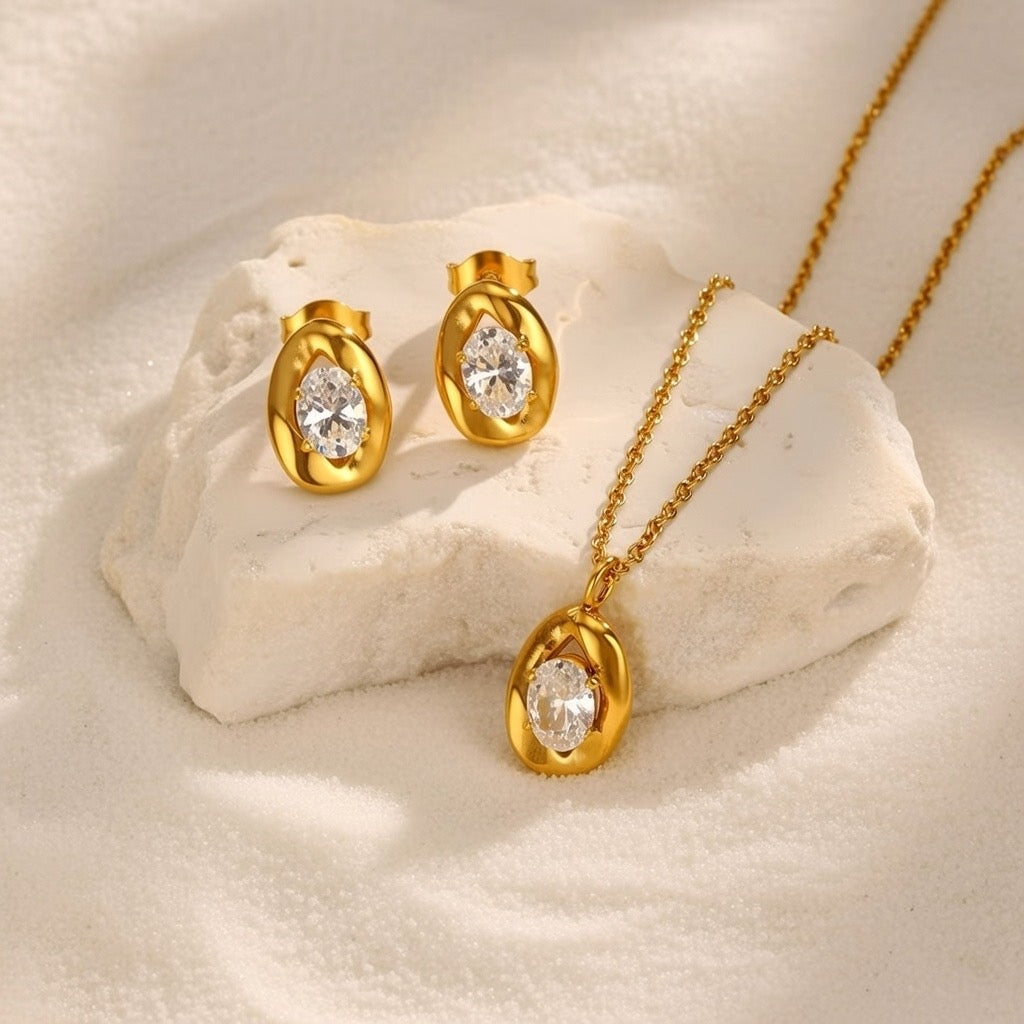 Olivia ~ CZ Pendant necklace image 8