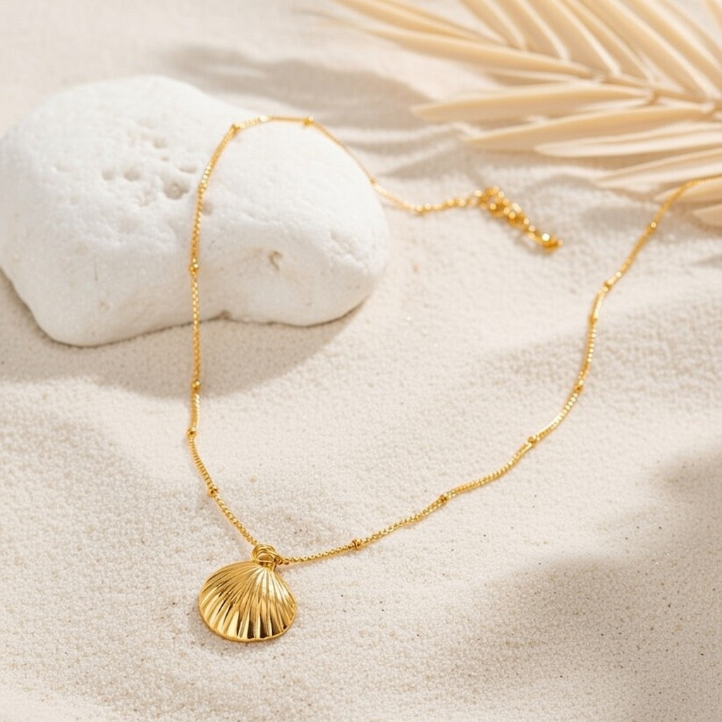 Lucia ~ Large shell necklace image 3
