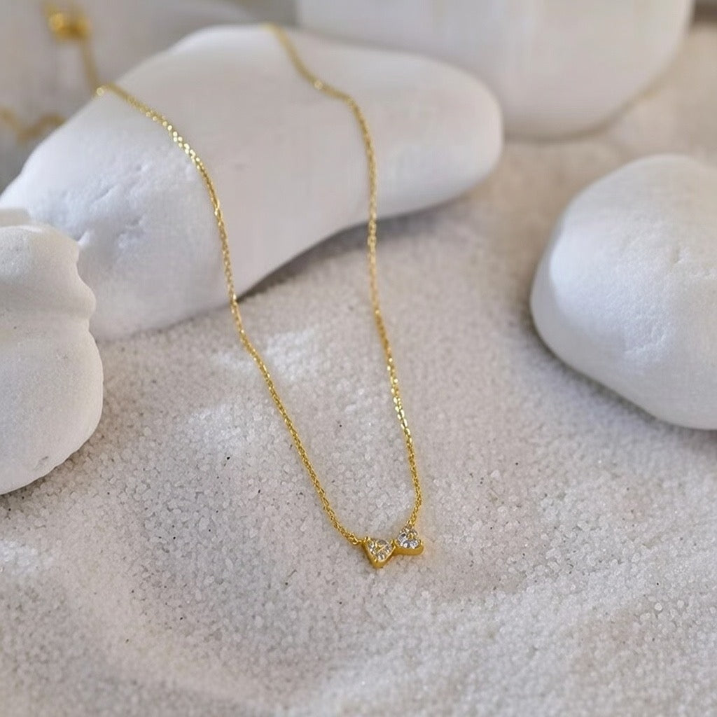 Minnie ~ Dainty Bow necklace image 3