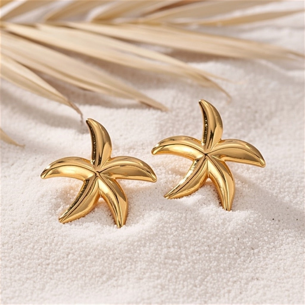 Lola ~ Large Starfish earrings image 2