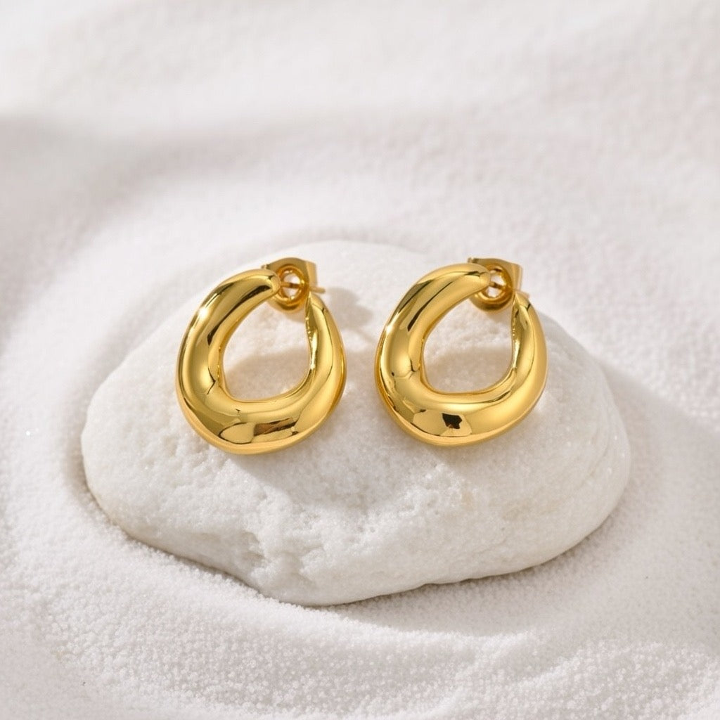 Cindy ~ circle earrings image 4