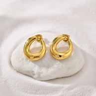 Cindy ~ circle earrings image 4