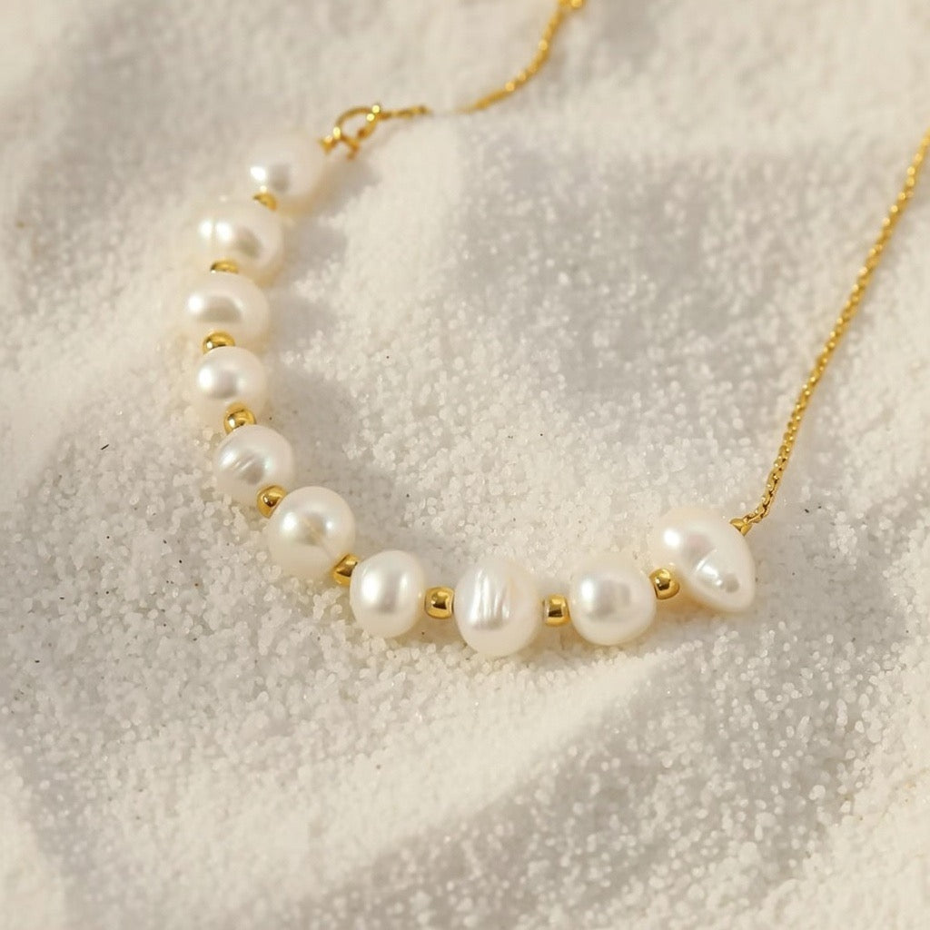 Aurora ~ Dainty Freshwater Pearl Bracelet image 3