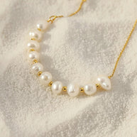 Aurora ~ Dainty Freshwater Pearl Bracelet image 3