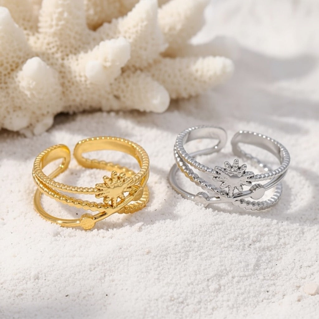 Thea ~ Adjustable Sun ring image 1