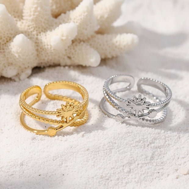 Thea ~ Adjustable Sun ring image 1