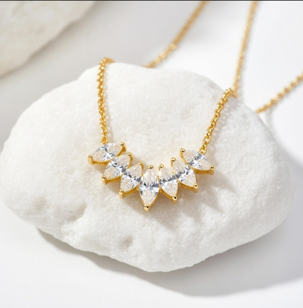 Daphne ~ CZ necklace image 6