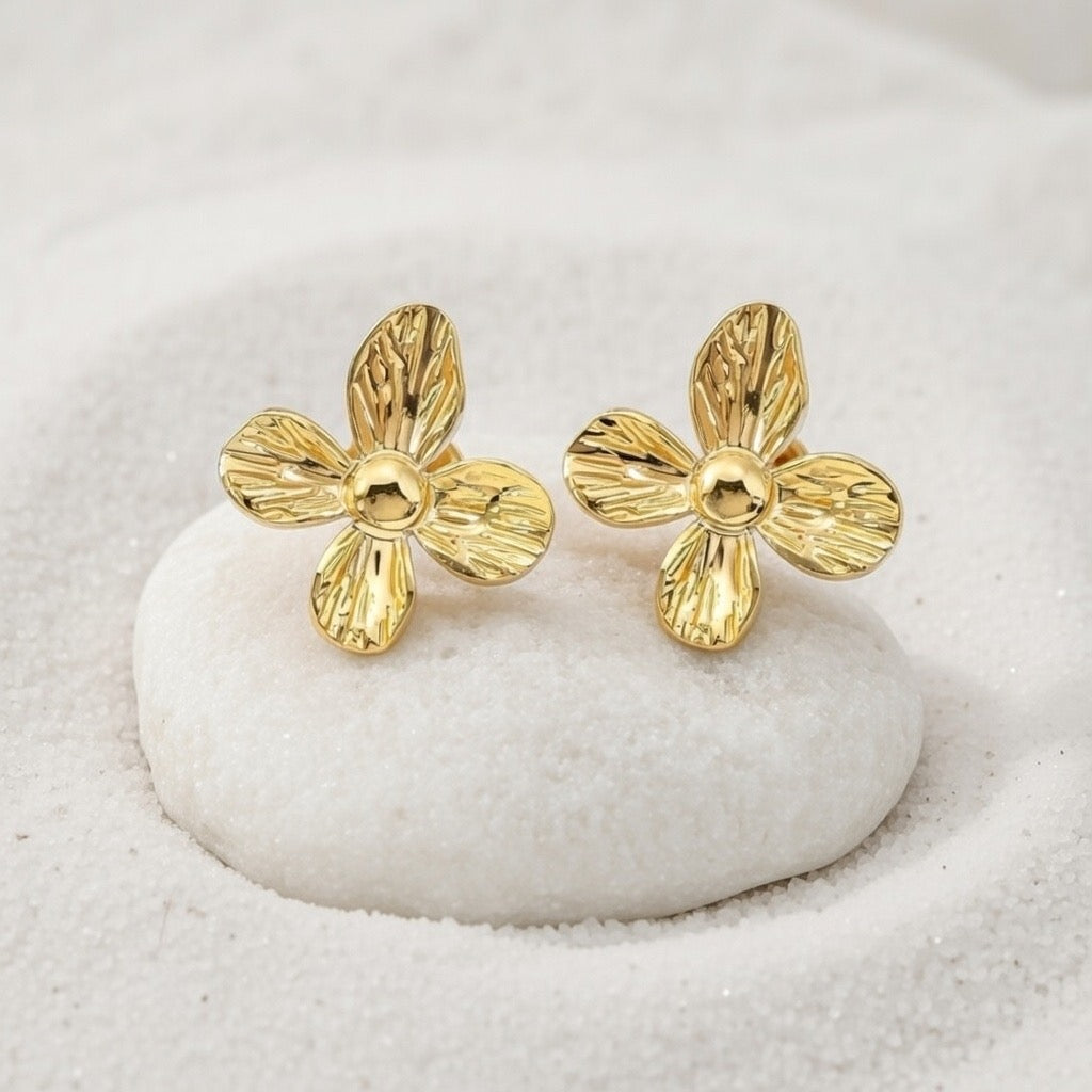 Nala ~ Flower petal  earrings image 1