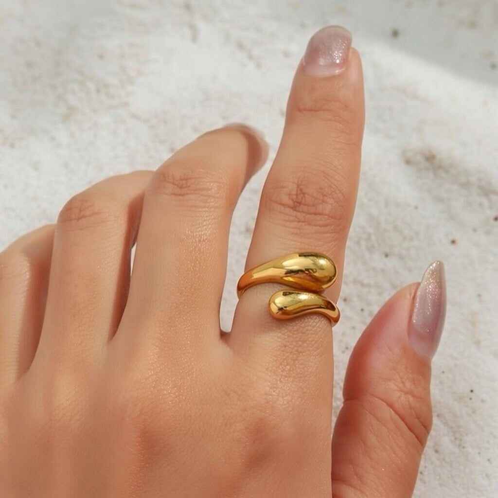 Violet ~ Gold Ring image 0