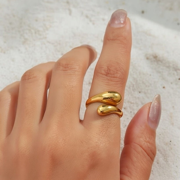 Violet ~ Gold Ring image 0