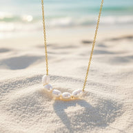 Mia ~ Dainty Freshwater Pearl Necklace image 3