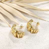 Larni ~ Textured hoops image 1